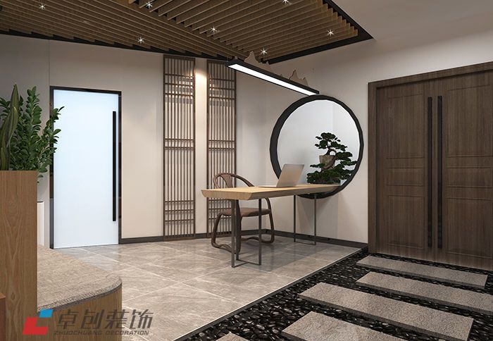 安糧國(guó)貿(mào)中心700平科技公司辦公室裝修寫字樓辦公室裝修設(shè)計(jì)案例分享 