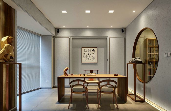 房地產(chǎn)公司可以做新中式風(fēng)格辦公室裝修嗎？能凸顯企業(yè)格調(diào)嗎？