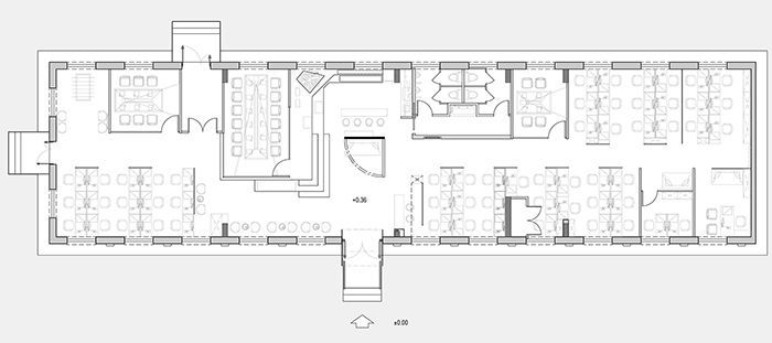 400平工業風辦公室裝修效果圖大全_工業風辦公室裝修案例實景照片