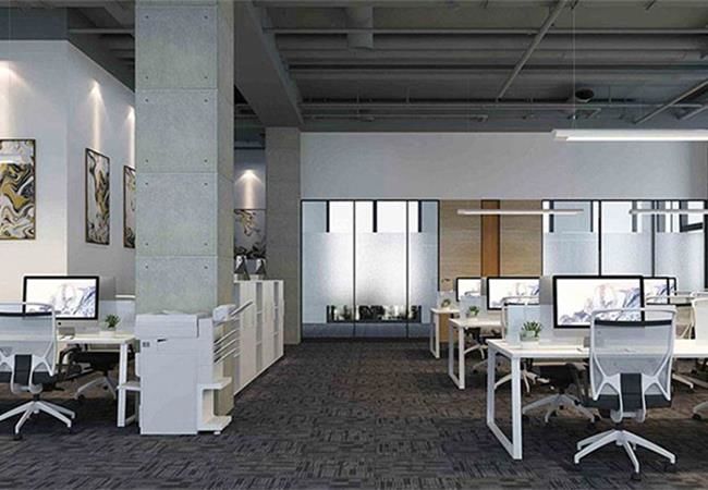 采用簡易風格的合肥辦公室裝修_更加實用、通透