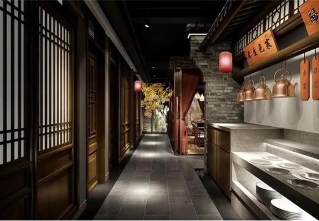 濃濃食欲感的，合肥火鍋店內部裝修