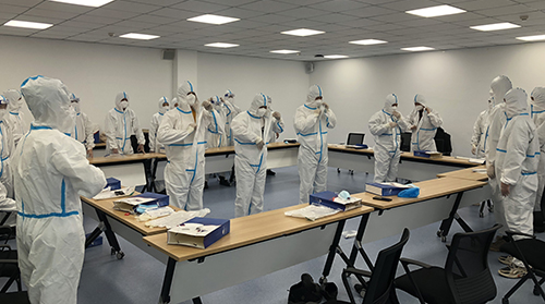 全員迅速集結(jié) 科學筑牢防線